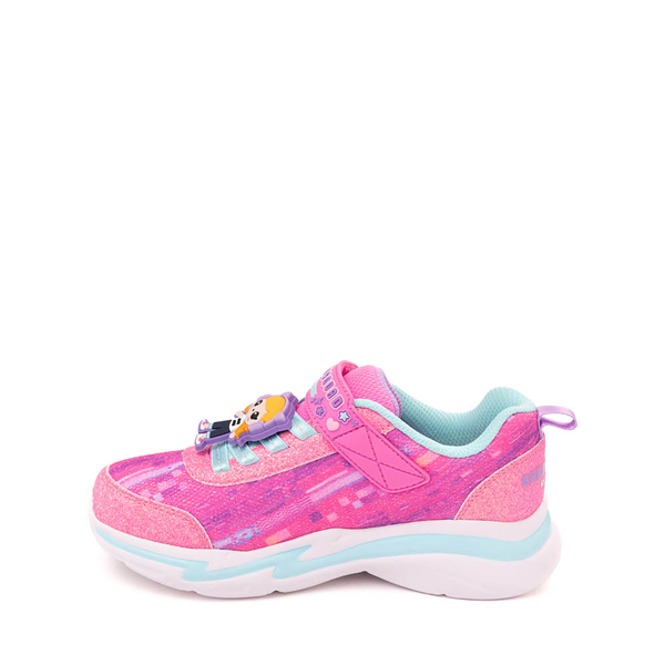 alternate view Skechers Snuggle Sneaks: Skech Squad Sneaker - Little Kid - Pink / MulticolorALT1