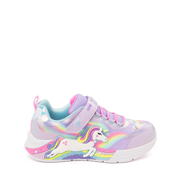 Skechers S-Lights: Unicorn Chaser Sneaker - Little Kid - Lavender / Multicolor