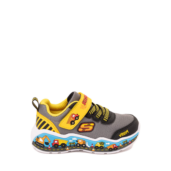 Skechers Play Scene Sneaker Toddler Black Yellow