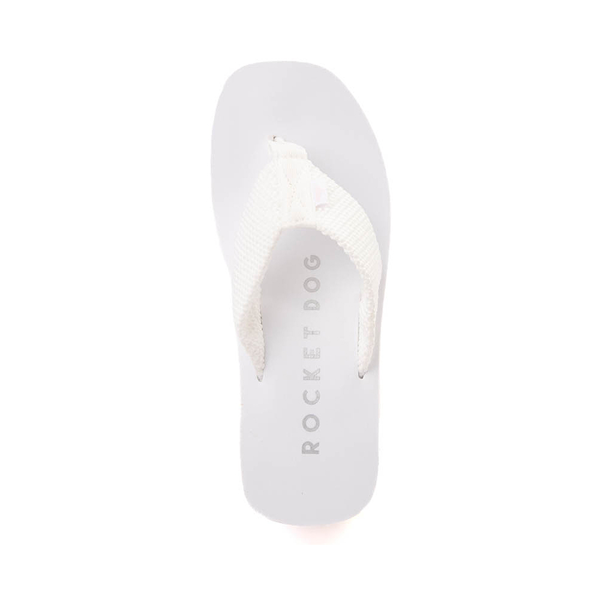 Rocket dog white flip hot sale flops