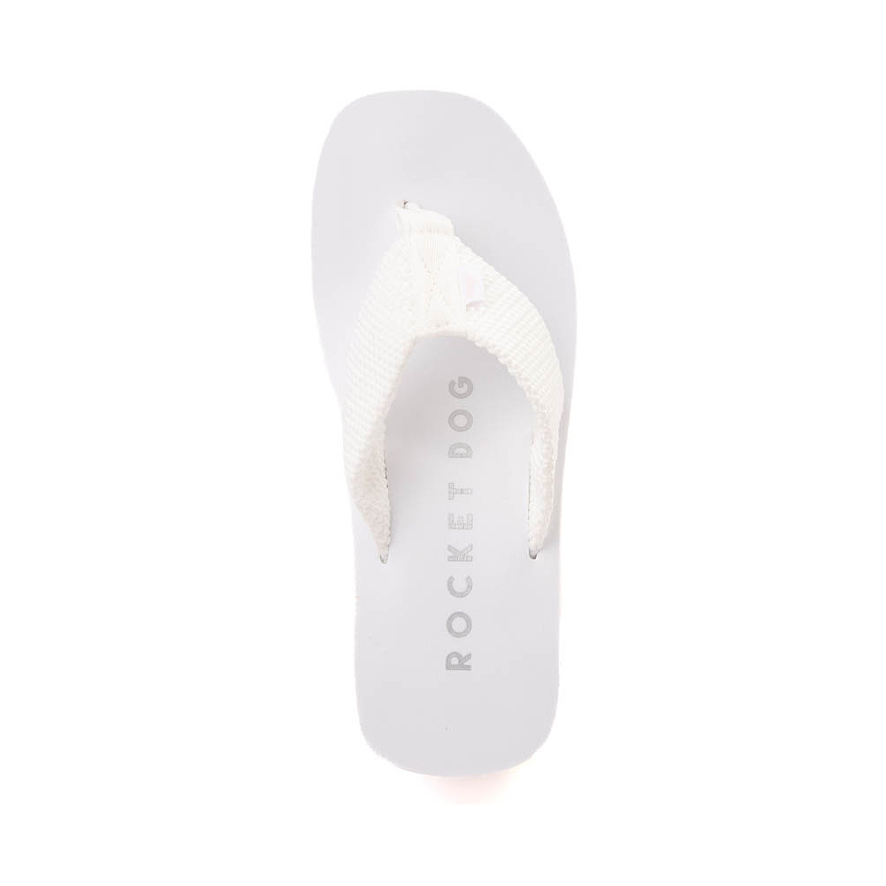 White rocket dog hot sale flip flops