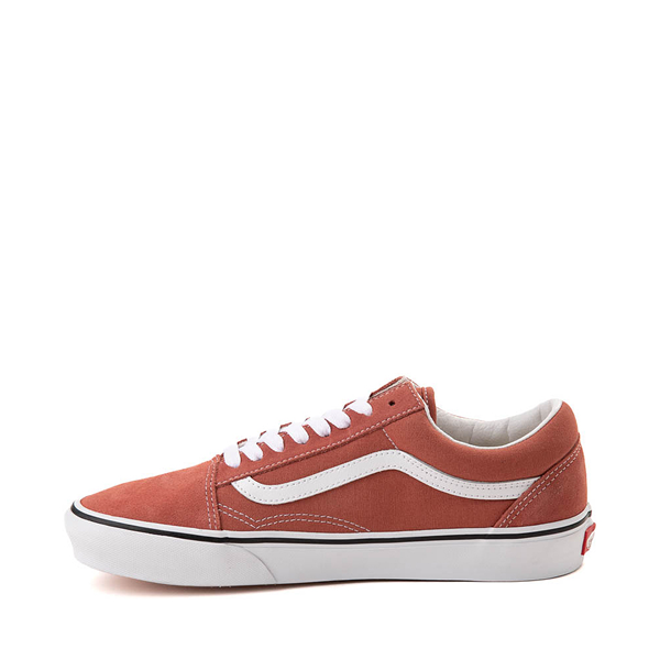 alternate view Vans Old Skool Skate Shoe - Auburn / True WhiteALT1