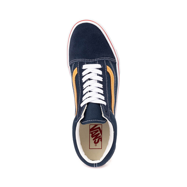 alternate view Vans Old Skool Skate Shoe - Tri-Tone Navy / YellowALT2