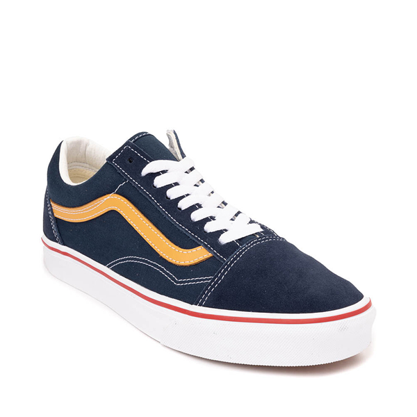 alternate view Vans Old Skool Skate Shoe - Tri-Tone Navy / YellowALT5