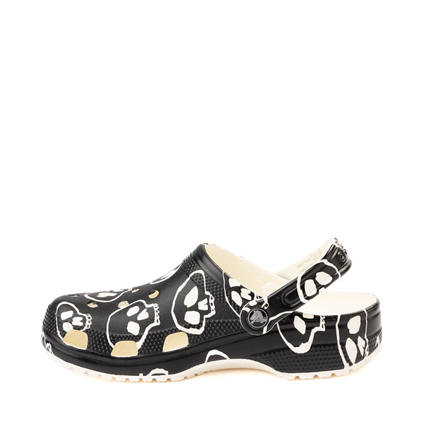 Crocs Classic Glow-In-The-Dark Skull Clog - Black