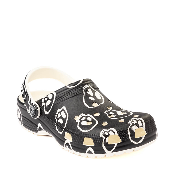 Crocs Classic Glow-In-The-Dark Skull Clog - Black