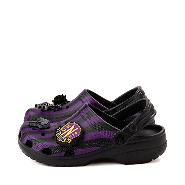 Wednesday x Crocs Classic Nevermore Academy Clog Black Multicolor Journeys