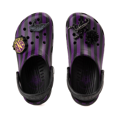 Wednesday x Crocs Classic Nevermore Academy Clog - Black