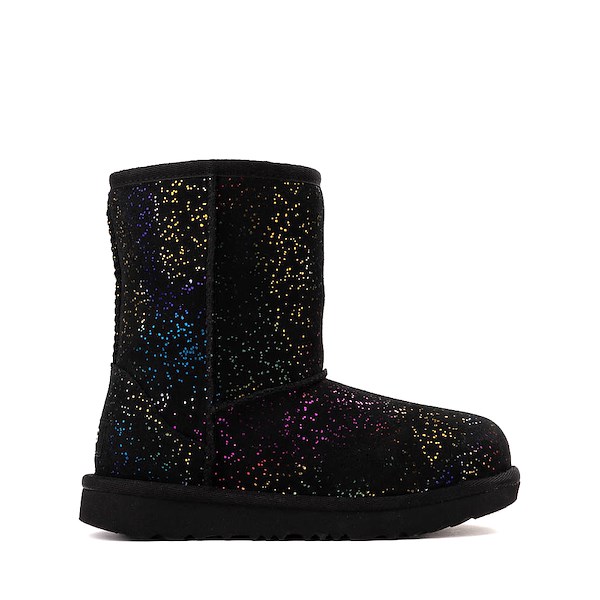 UGG Classic II Shimmer Sky Boot Little Kid Big Kid Black Rainbow Metallic Journeys