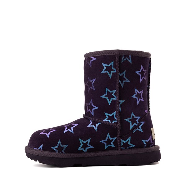 alternate view UGG® Classic II Iridescent Stars Boot - Little Kid / Big Kid - NightshadeALT1