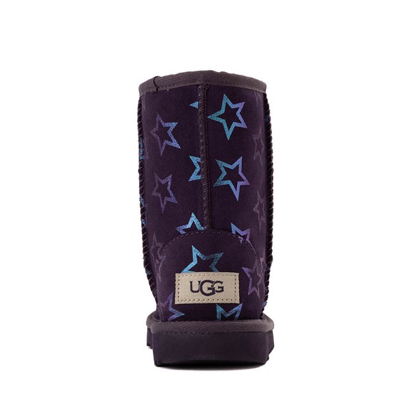 alternate view UGG® Classic II Iridescent Stars Boot - Little Kid / Big Kid - NightshadeALT4