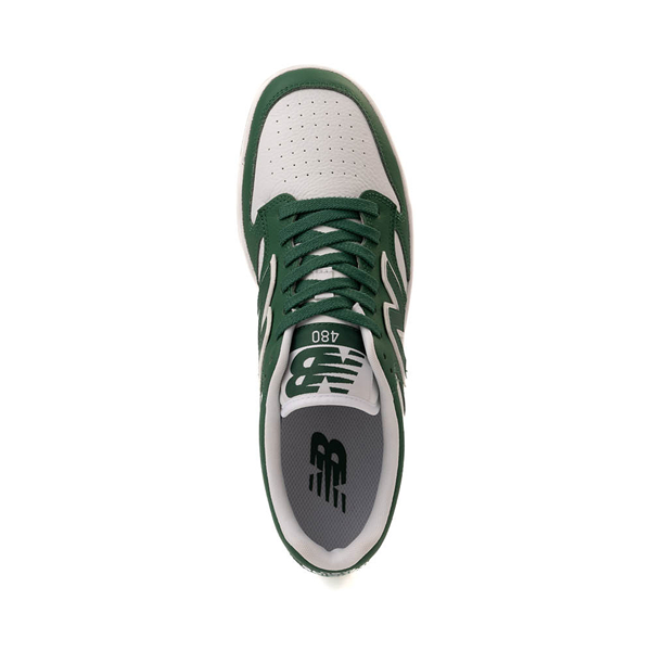 alternate view New Balance 480 Athletic Shoe - Team Forest Green / WhiteALT2