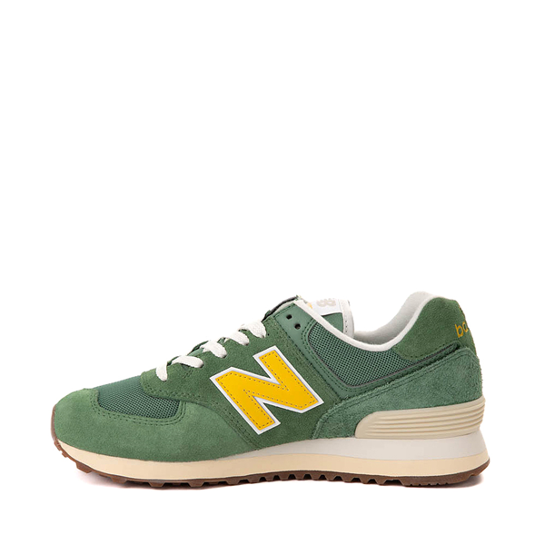 alternate view Womens New Balance 574 Athletic Shoe - Mallard Green / Ginger Lemon / Sea SaltALT1