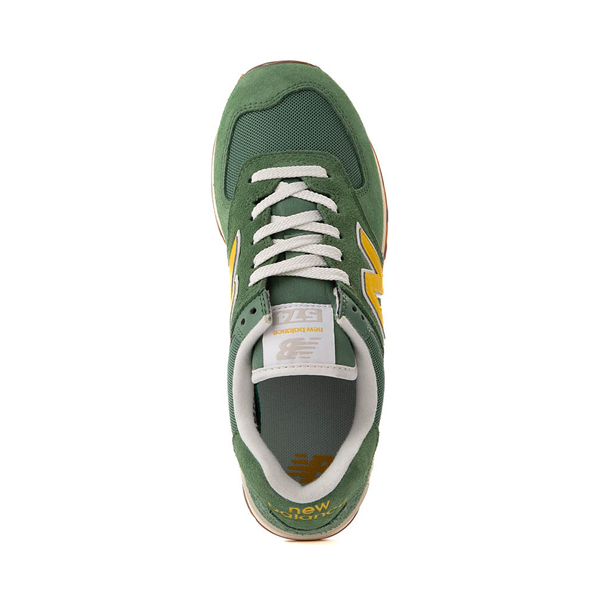 alternate view Womens New Balance 574 Athletic Shoe - Mallard Green / Ginger Lemon / Sea SaltALT2