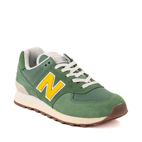 alternate view Womens New Balance 574 Athletic Shoe - Mallard Green / Ginger Lemon / Sea SaltALT5