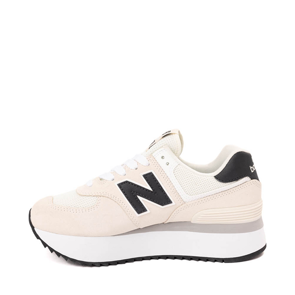 alternate view Womens New Balance 574+ Athletic Shoe - Linen / Sea Salt / PhantomALT1