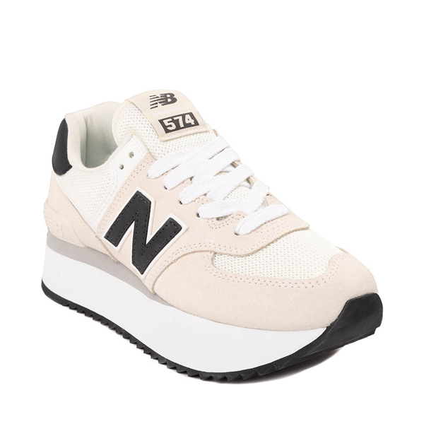 alternate view Womens New Balance 574+ Athletic Shoe - Linen / Sea Salt / PhantomALT5