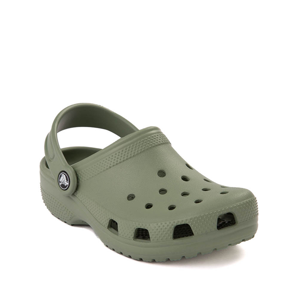 alternate view Crocs Classic Clog - Little Kid / Big Kid - MossALT5