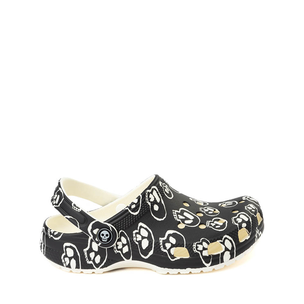 Crocs Classic Glow-In-The-Dark Skull Clog