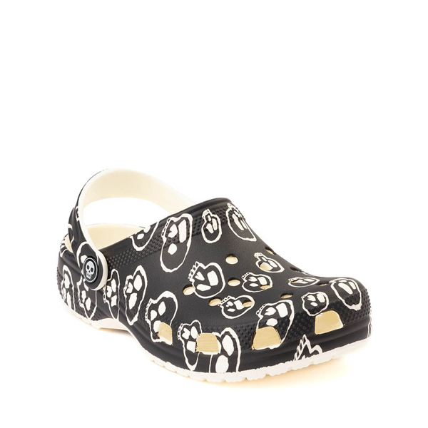 alternate view Crocs Classic Glow-In-The-Dark Skull Clog - Little Kid / Big Kid - BlackALT5