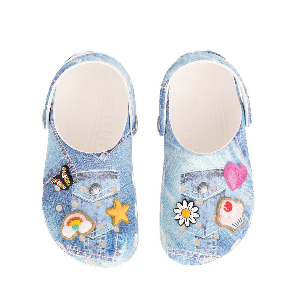 Crocs Classic Denim Patch Clog - Little Kid / Big Kid - Denim