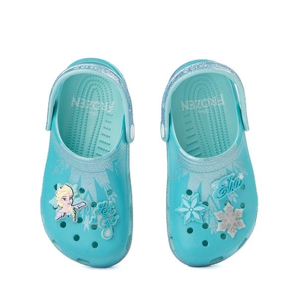 Frozen Crocs Classic Elsa Clog - Little Kid / Big Light Blue