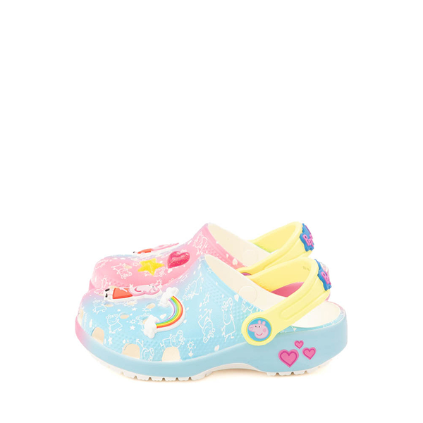 alternate view Peppa Pig x Crocs Classic Clog - Baby / Toddler - MulticolorALT1