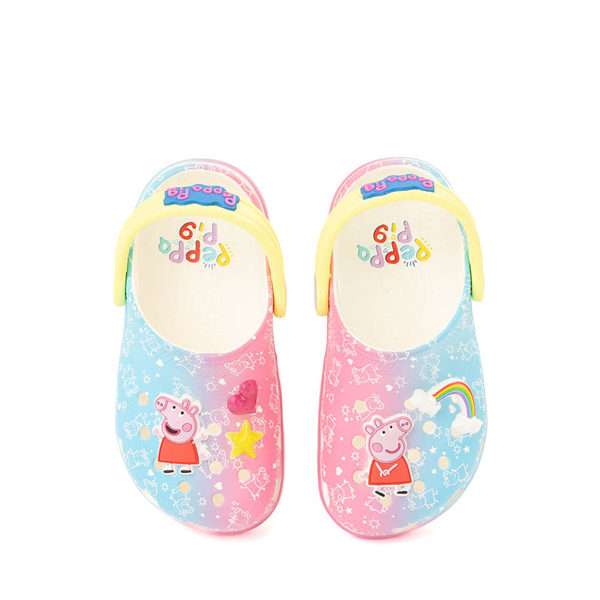 alternate view Peppa Pig x Crocs Classic Clog - Baby / Toddler - MulticolorALT2