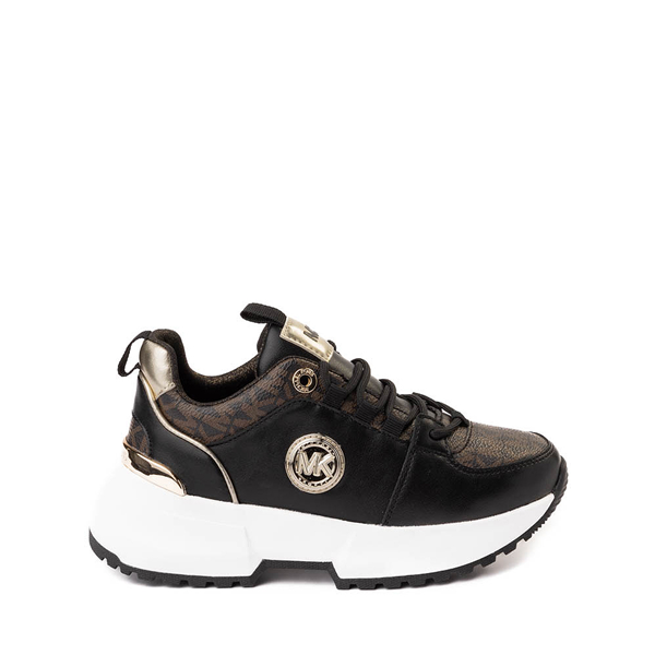 Michael Kors Cosmo Athletic Shoe - Little Kid / Big Kid - Black / Brown