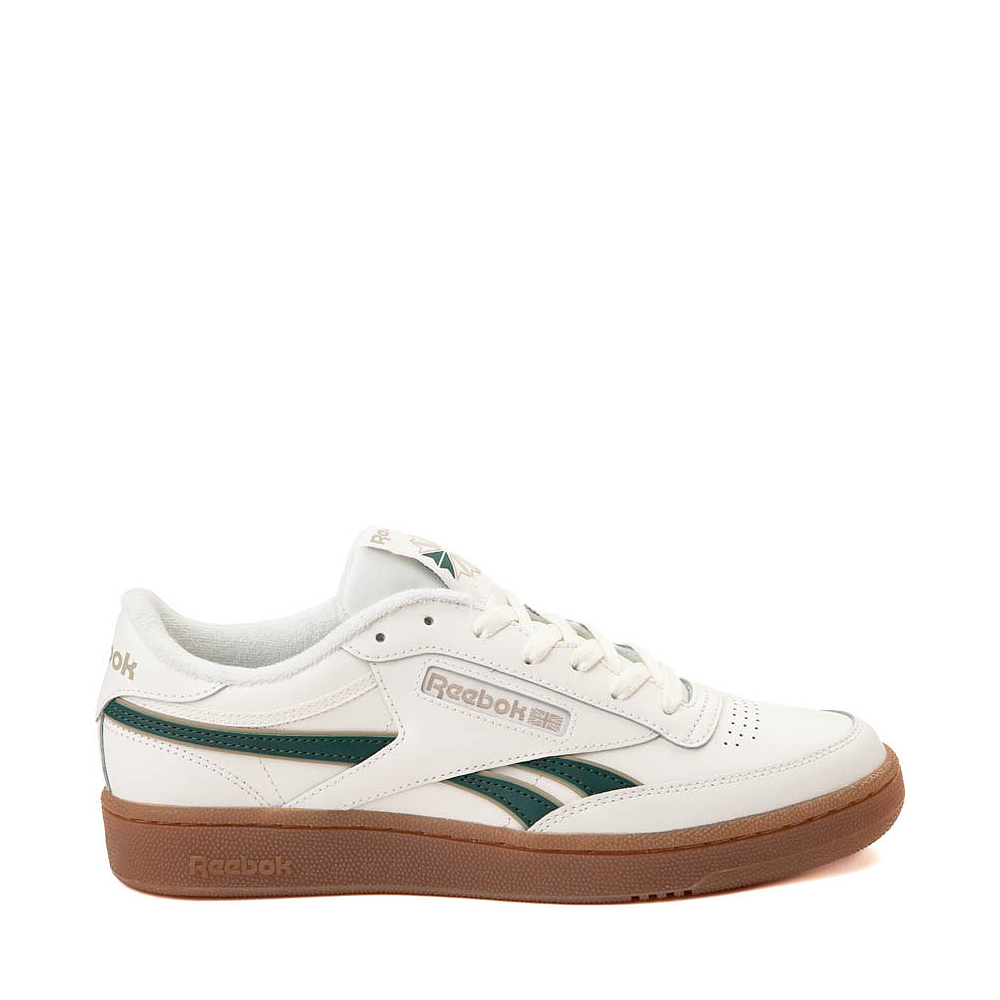 Mens Reebok Club C Revenge Vintage Athletic Shoe Chalk Collegiate Green