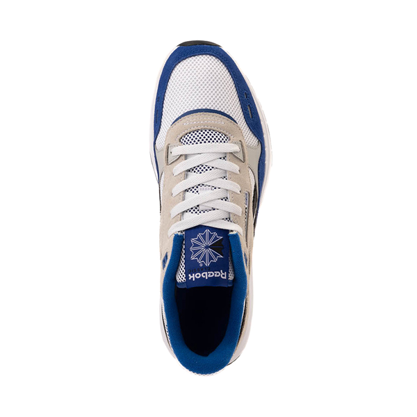 alternate view Mens Reebok Classic Leather Athletic Shoe - White / Black / BlueALT2