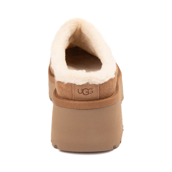 alternate view Womens UGG® New Heights Cozy Clog - ChestnutALT4