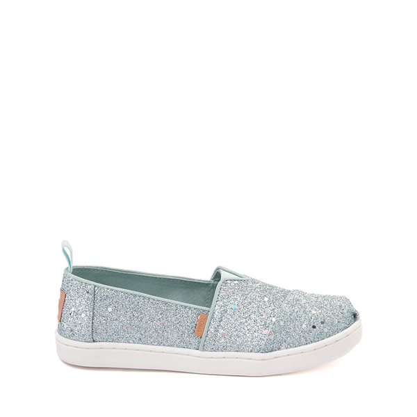 TOMS Cosmic Glitter Alpargata Slip-On Casual Shoe - Little Kid / Big Kid - Mint