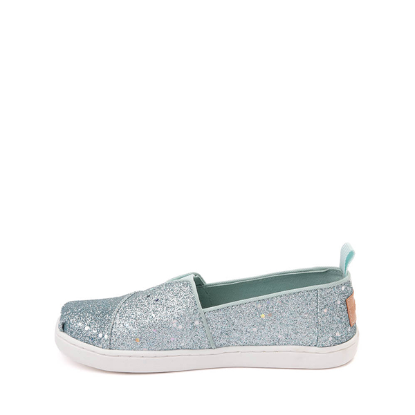 TOMS Cosmic Glitter Alpargata Slip-On Casual Shoe - Little Kid / Big Kid - Mint