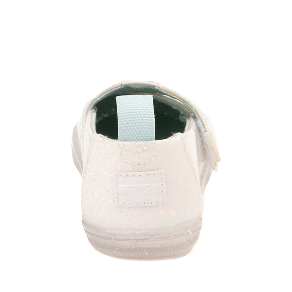 alternate view TOMS Alpargata Slip-On Casual Shoe - Baby / Toddler / Little Kid - White / ClearALT4