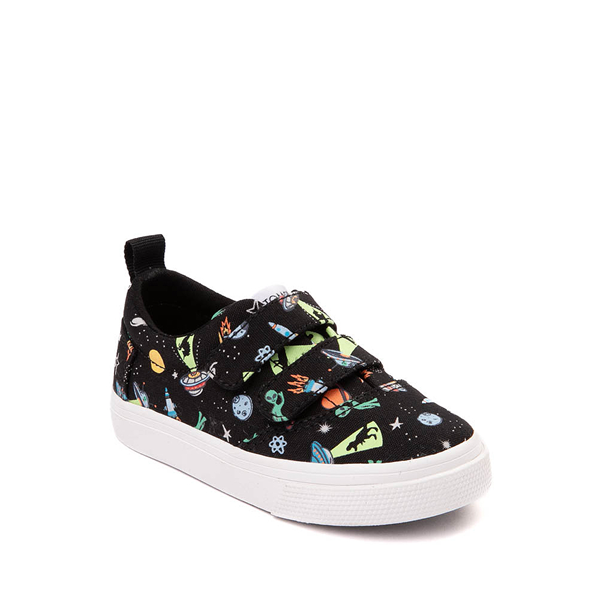 alternate view TOMS Fenix Double-Strap Sneaker - Baby / Toddler / Little Kid - Black / Alien PrintALT5