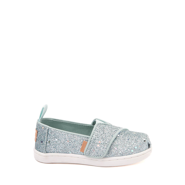 TOMS Cosmic Glitter Slip On Casual Shoe - Baby / Toddler Little Kid Mint