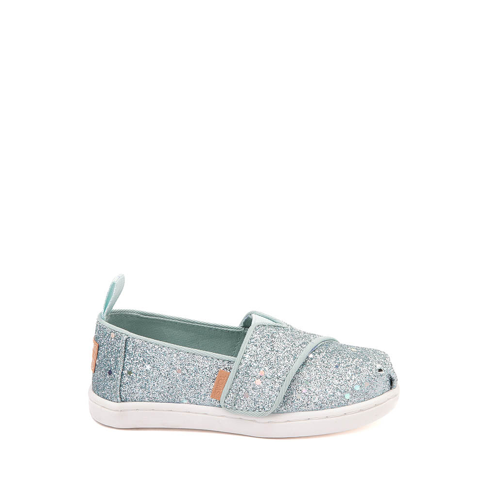 TOMS Cosmic Glitter Slip On Casual Shoe - Baby / Toddler / Little Kid - Mint