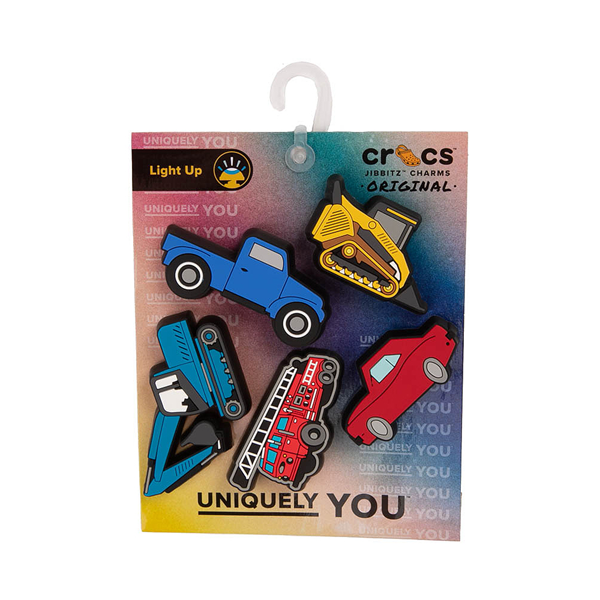 alternate view Crocs Jibbitz™ LED Cars & Trucks Shoe Charms 5 Pack - MulticolorALT2