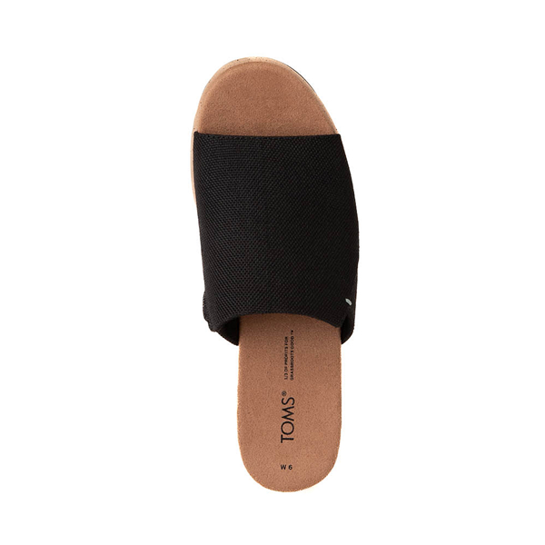 alternate view Womens TOMS Diana Mule - BlackALT2