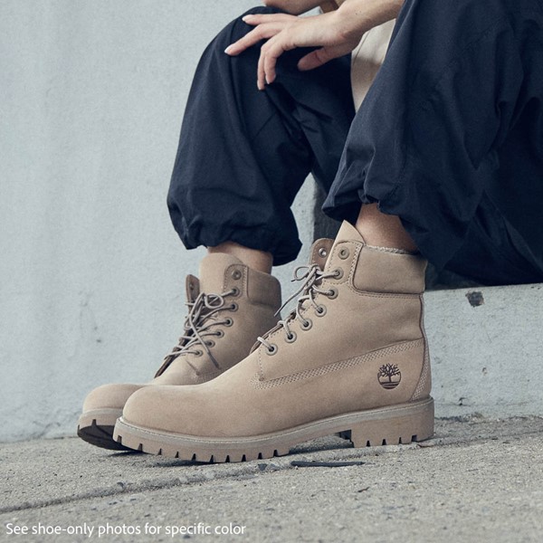 Dark beige nubuck timberlands hotsell