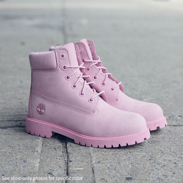 Blush pink timberland boots on sale