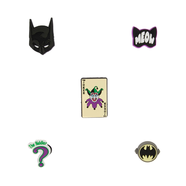 alternate view DC Comics Batman x Crocs Jibbitz™ Shoe Charms 5 Pack - MulticolorALT1B