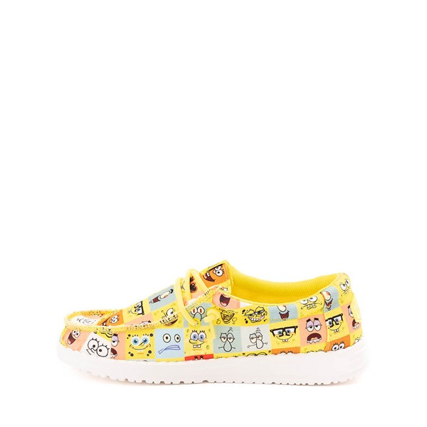 HEYDUDE x SpongeBob SquarePants&trade Faces Wally Slip-On Casual Shoe - Little Kid / Big Cyber Yellow