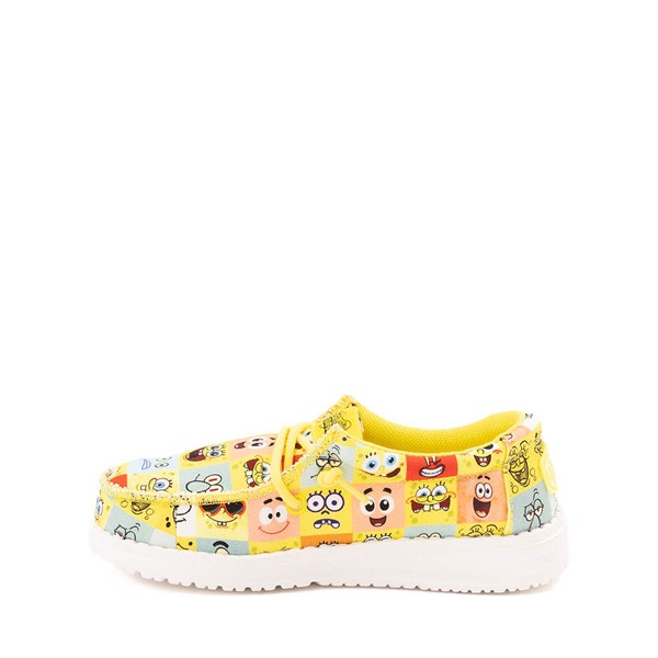 HEYDUDE x SpongeBob SquarePants&trade Faces Wally Slip-On Casual Shoe - Baby / Toddler - Cyber Yellow