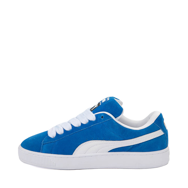 Blue and white puma shops suede