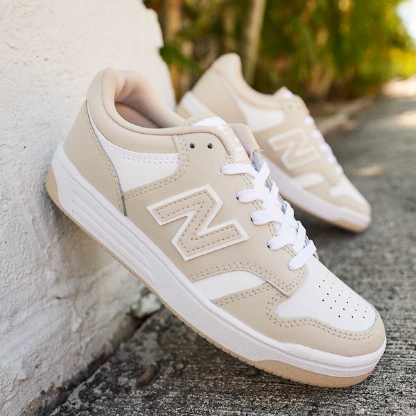 alternate view New Balance 480 Athletic Shoe - Little Kid - TimberwolfHERO