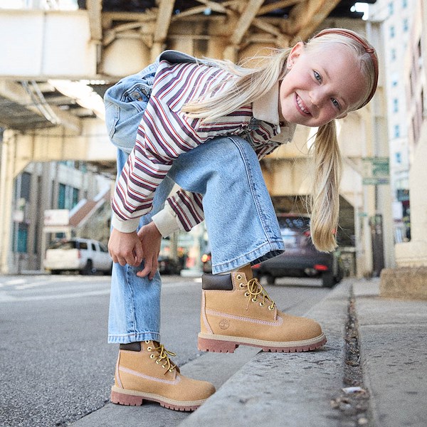 Timberland Premium 6 Boot Little Kid Wheat