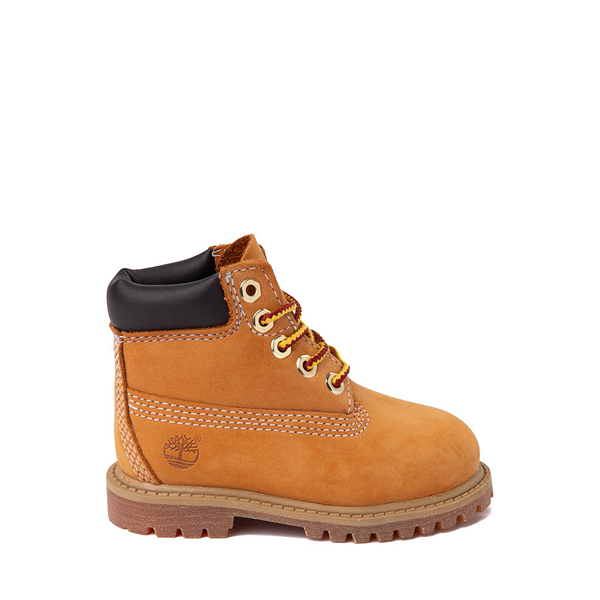 Timberland Toddler Premium 6 Inch Waterproof Boots in Wheat Nubuck