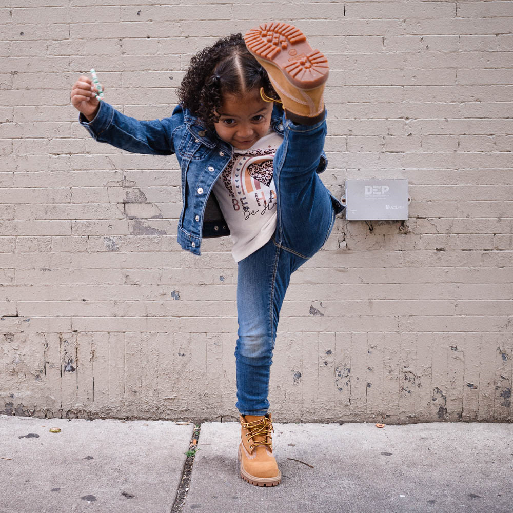 Toddler selling timberland boots